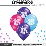 Globo De Latex Estampado De Frozen x 10u