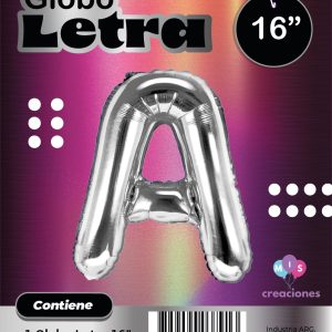 Globo Letra A Blister x1