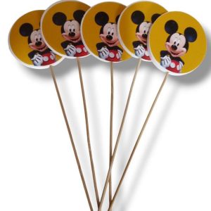 Cartel con Pinche circular de Mickey x5