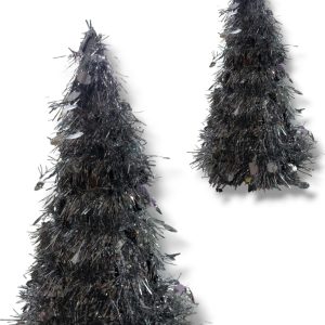 Arbolito Navideño 25cm Plateado x1