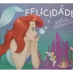 Afiche Felicidades La Sirenita (Ariel) x1