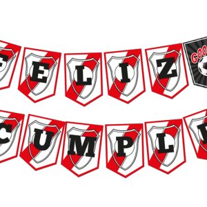 Banderin Feliz Cumpleaños River x1