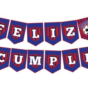 Banderin Feliz Cumpleaños San Lorenzo x1