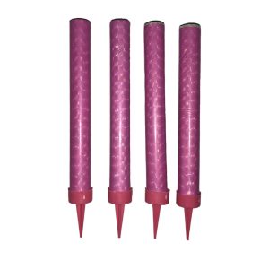 Bengala Holografica Rosa Llama Rosa x1