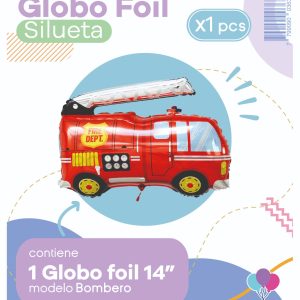 Globo Bombero 14" Blister x1