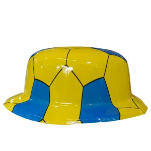 Bombin Pelota Azul y Amarilla x12