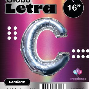Globo Letra C Blister x1