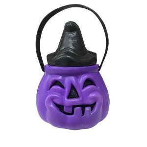 Caramelera Calabaza Violeta Halloween x 1