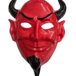 Careta Plastica Diablo/Demonio x1