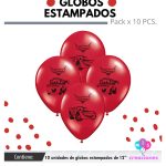 Globo De Latex Estampado Cars x 10u