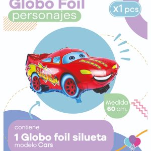 Globo Silueta Cars Blister x1