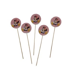 Cartel con Pinche circular de Minnie x5