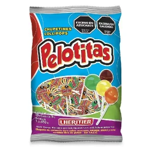 Chupetines Pelotitas LHERITIER Frutales x 50u