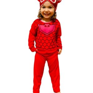 Disfraz De Pj Masks Rojo (Ululette) x 1