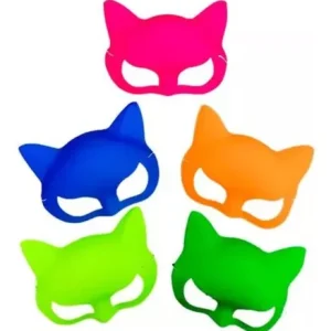 Antifaz Gatito Fluo x12