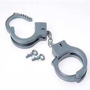 Esposas Policia Plásticas (Con Llave) x1