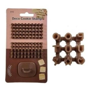 Marcador de Galletitas letras y números