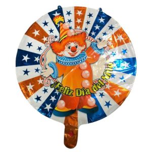 Globo Feliz Dia Del Niño Payaso 18"