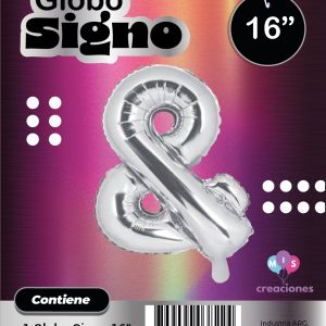 Globo Signo "&" x1
