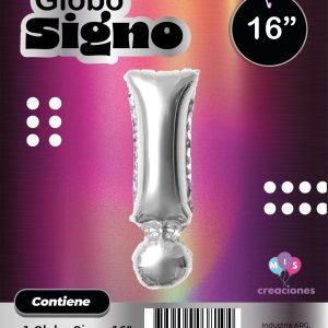 Globo Signo "!" x1