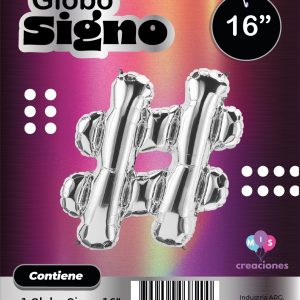 Globo Signo "#" x1
