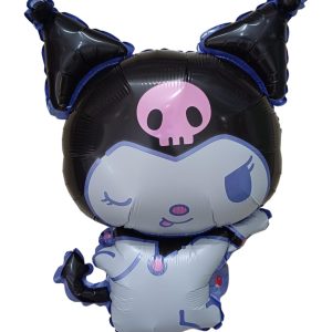 Globo Silueta Kuromi (Guiñando el ojo) x1