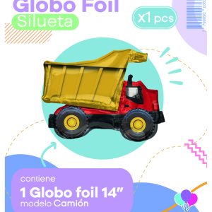 Globo Camión 15" Blister x1