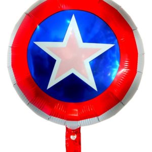 Globo Personaje Capitan America (Escudo) 18" x1