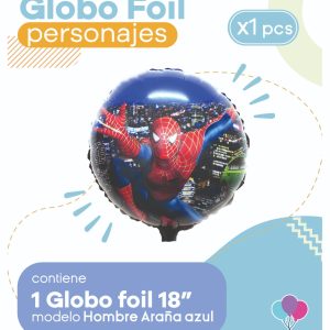 Globo Spiderman (Hombre Araña) 18" Blister x1