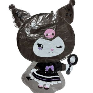 Globo Silueta Kuromi Con Espejo 70cm x1