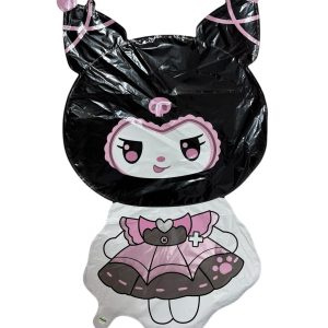 Globo Silueta Kuromi 70cm Veterinaria Vestido x1