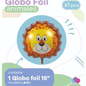 Globo Leon 15" Blister x1
