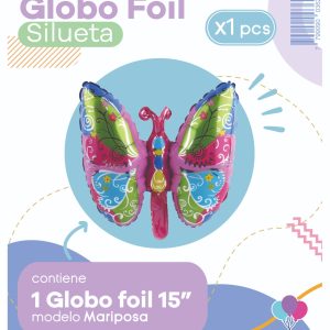 Globo Mariposa 15" Blister x1