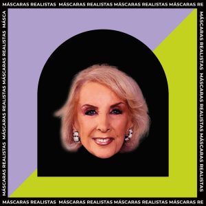 Máscara Realista de Mirtha Legrand x1
