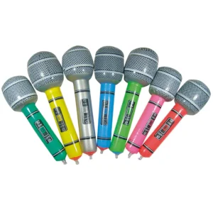 Microfono Inflable Grande x1
