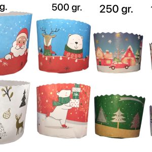 Molde Para Pan Dulce Navideño x5