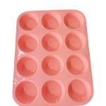 Molde Cupcake x12 Silicona (varios colores)