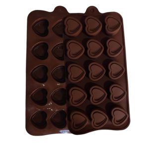 Molde de Corazones Silicona x1