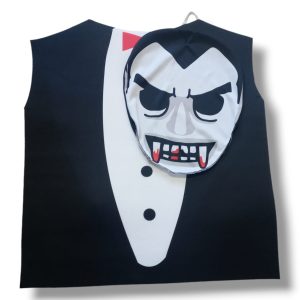 Pechera + máscara De Halloween “Dracula” x1