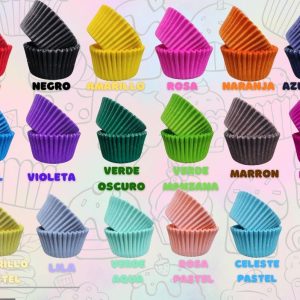 Pirotin Cupcake Liso n 10 x 20