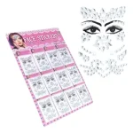 Planchas De Gemas Para La Cara x12