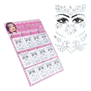 Planchas De Gemas Para La Cara x12