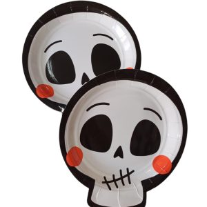 Plato de Polipapel Calavera x6