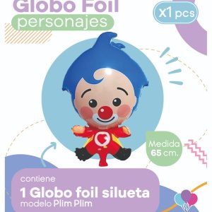 Globo Silueta Plim Plim Blister x1