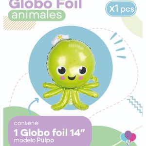Globo Pulpo 14" Blister x1