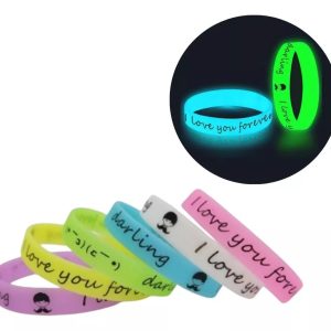 Pulsera Fluo "Amor" Varios Colores x1