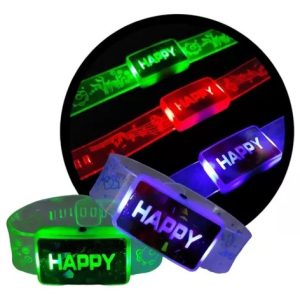 Pulsera Luminosa Happy x1
