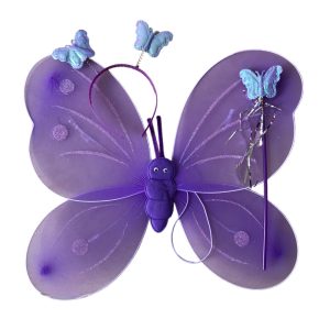 Set de alas mariposa violeta