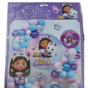 Set de Globos con Poster de Gabby x1