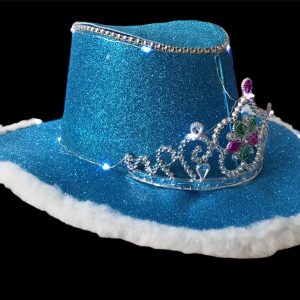Sombrero Vaquero con Corona Gibriado Luminoso x1
